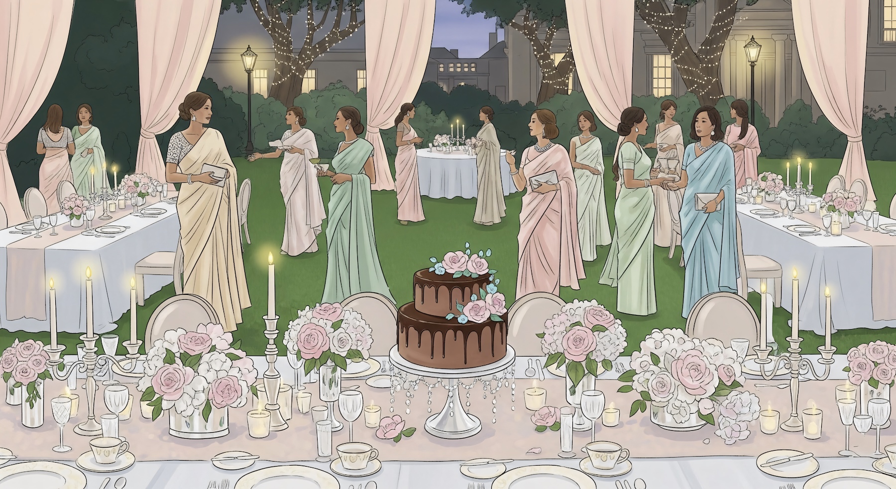 An evening dressed in pastels, remembered for a sparkle no one planned.